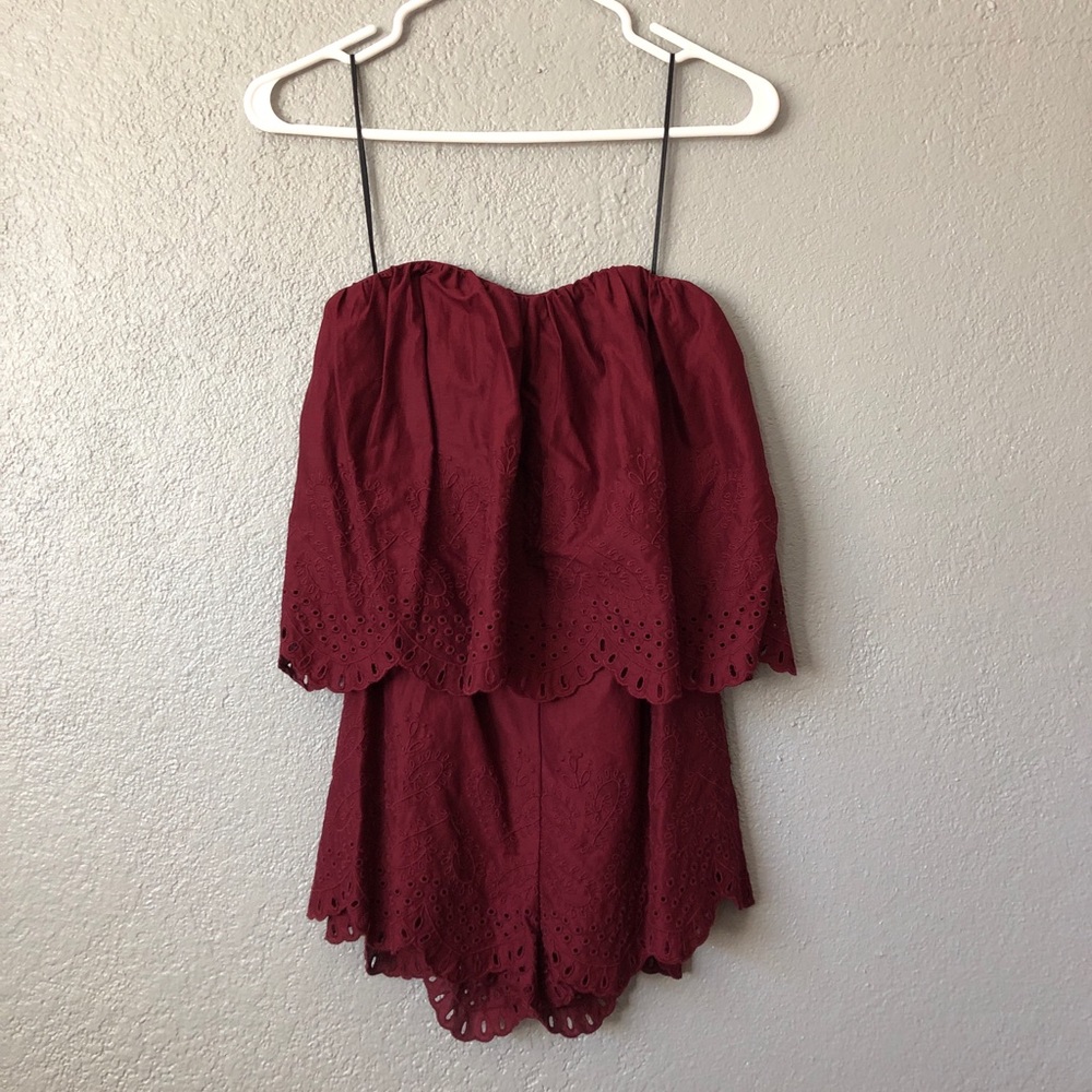 Strapless Romper